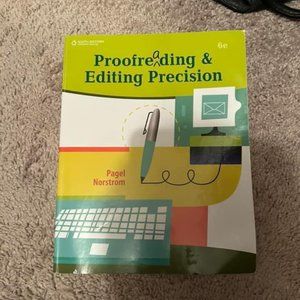 Proofreading & Editing Precision college textbook